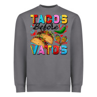Storm Tacos before Vatos Valentine's Day Heavyweight Sweatshirt - FaDigitalArtStudio