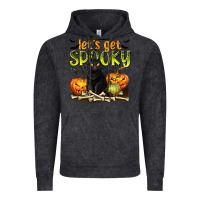 Vintage Black Let's Get Spooky Vintage Hoodie - texasbilliewilder