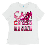 Crush Cancer High Heels Bbs Ladies Tee | Teevron