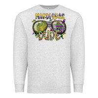 Oatmeal Heather mardi gras dude Premium Sweatshirt - SublimationCraftShop