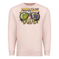 Pale Pink mardi gras dude Premium Sweatshirt - SublimationCraftShop