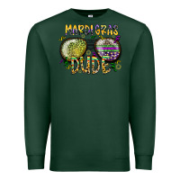 Sports Green mardi gras dude Premium Sweatshirt - SublimationCraftShop