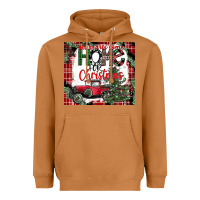 Meerkat christmas homecoming celebration Heavyweight Hoodie - CowhideDigitalArt
