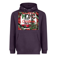 Plum christmas homecoming celebration Heavyweight Hoodie - CowhideDigitalArt