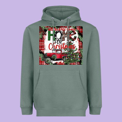 Christmas Homecoming Celebration Heavyweight Hoodie Designed By Cowhidedigitalart