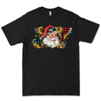 Black santa joy with sunflowers Premium Tee - RanaPortraitStore