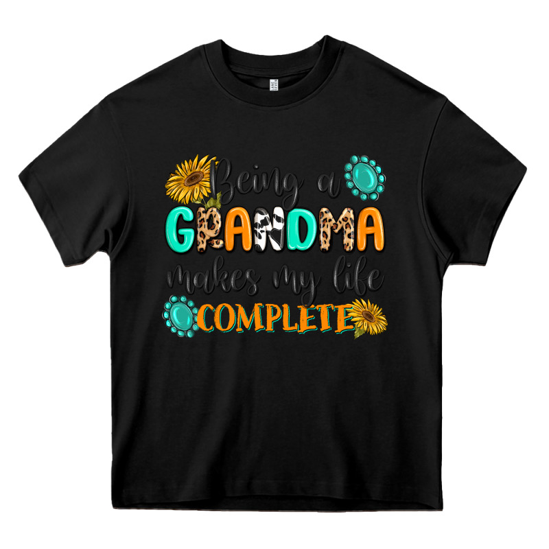 Being A Grandma Makes My Life Complete Heavy Core Tee by MaliasSmallBusiness | Teevron