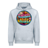 Heather Grey western groovy teachers aide Urban Hoodie - BarkalooDesign