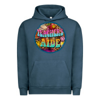 Pigment Midnight Navy western groovy teachers aide Urban Hoodie - BarkalooDesign