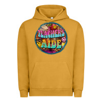 Pigment Peanut Butter western groovy teachers aide Urban Hoodie - BarkalooDesign