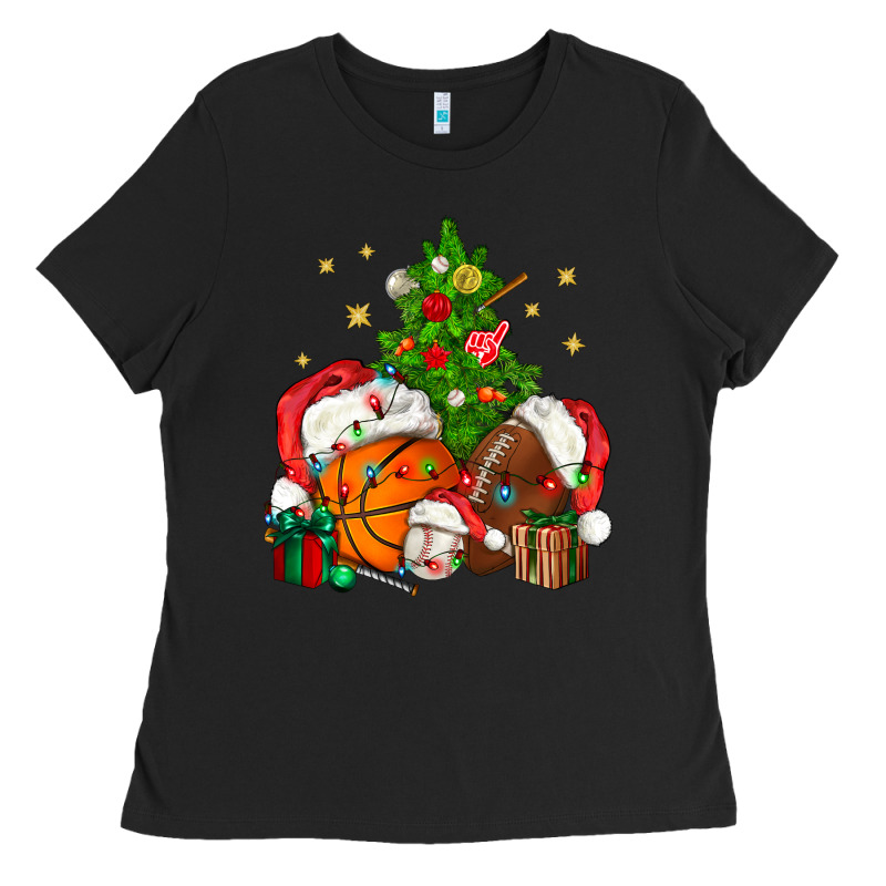Christmas Sports Bbs Ladies Tee by BundleAndBundleShop | Teevron