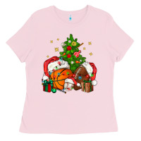 Bubblegum Pink christmas sports bbs Ladies Tee - BundleAndBundleShop