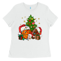 White christmas sports bbs Ladies Tee - BundleAndBundleShop