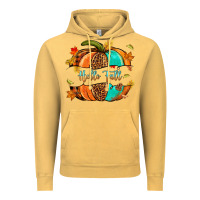 Vintage Mustard pumpkin hello fall Vintage Hoodie - NancyCooperArtShop
