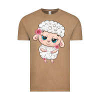 Vintage Coffee cute sheep Vintage Tee - texasbilliewilder
