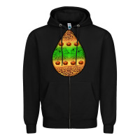 Black halloween pumpkin teardrop Zipper Hoodie - BundleAndBundleShop