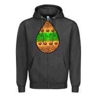Charcoal Heather halloween pumpkin teardrop Zipper Hoodie - BundleAndBundleShop