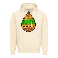 Sandshell halloween pumpkin teardrop Zipper Hoodie - BundleAndBundleShop