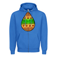 True Royal halloween pumpkin teardrop Zipper Hoodie - BundleAndBundleShop