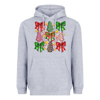 Heather Grey festive holiday decor Heavyweight Hoodie - CowhideDigitalArt