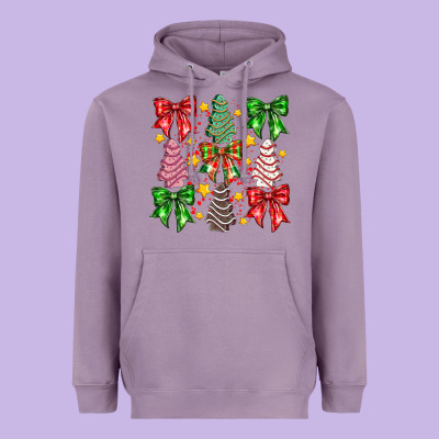 Festive Holiday Decor Heavyweight Hoodie Designed By Cowhidedigitalart