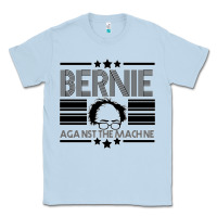 Dusty Blue Bernie Against The Machine Classic Tee - Bettercallsaul