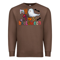 Chestnut My 1st Halloween Premium Sweatshirt - CowhideDigitalArt