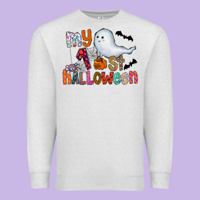 My 1st Halloween Premium Sweatshirt Designed By Cowhidedigitalart