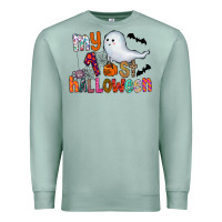 Seafoam My 1st Halloween Premium Sweatshirt - CowhideDigitalArt