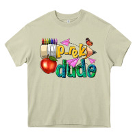 Mossy pre k school pencil dude Heavy Core Tee - NancyCooperArtShop