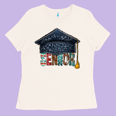 Senior 2023 Graduation Hat Bbs Ladies Tee Designed By Bundleandbundleshop