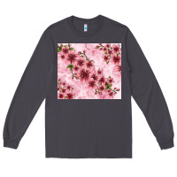 Smoke hibiscus flowers with glitter Long Sleeve Tee - TumblerDesignByShophia