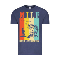 Fishing T  Shirt Milf Man I Love Fishing T  Shirt Vintage Tee | Teevron