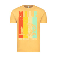 Vintage Mustard fishing t  shirt milf man i love fishing t  shirt Vintage Tee - baoMotion