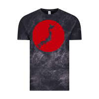 Cloud Black japan island Vintage Tee - baoMotion
