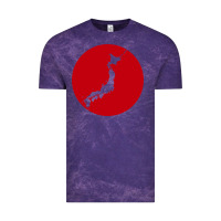 Cloud Purple japan island Vintage Tee - baoMotion