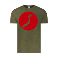 Vintage Olive japan island Vintage Tee - baoMotion