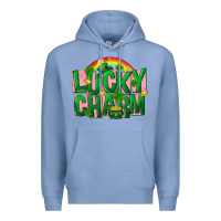 Colony Blue St Patricks Lucky Charm Premium Hoodie - FaDigitalArtStudio