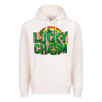 Pale Pink St Patricks Lucky Charm Premium Hoodie - FaDigitalArtStudio