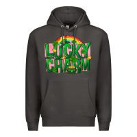 Smoke St Patricks Lucky Charm Premium Hoodie - FaDigitalArtStudio