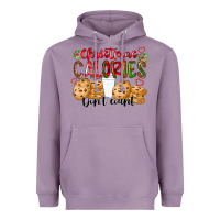 Lavender christmas calories dont count Heavyweight Hoodie - CowhideDigitalArt