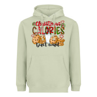 Matcha christmas calories dont count Heavyweight Hoodie - CowhideDigitalArt