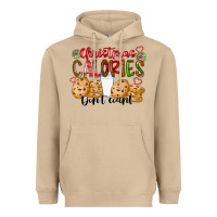 Mushroom christmas calories dont count Heavyweight Hoodie - CowhideDigitalArt
