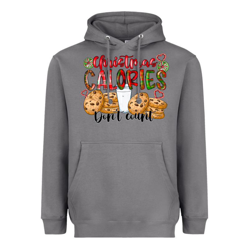 Christmas Calories Dont Count Heavyweight Hoodie by CowhideDigitalArt | Teevron