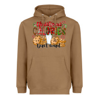 Toasted Coconut christmas calories dont count Heavyweight Hoodie - CowhideDigitalArt