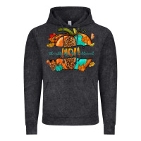 Vintage Black thankful grateful blessed mom pumpkin Vintage Hoodie - NancyCooperArtShop