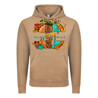 Vintage Coffee thankful grateful blessed mom pumpkin Vintage Hoodie - NancyCooperArtShop