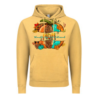 Vintage Mustard thankful grateful blessed mom pumpkin Vintage Hoodie - NancyCooperArtShop