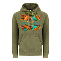 Vintage Olive thankful grateful blessed mom pumpkin Vintage Hoodie - NancyCooperArtShop