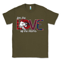 Army Green For the Love of the Rams Classic Tee - Bettercallsaul